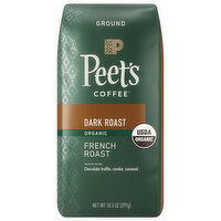 Peet's Coffee Coffee, Organic, Ground, Dark Roast, French Roast - 10.5 Ounce