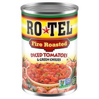 Ro-Tel Fire Roasted Diced Tomatoes & Green Chilies - 10 Ounce