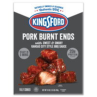 Kingsford Pork, Burnt Ends, Seasoned & Seared