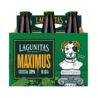 Lagunitas Lagunitas Maximus Colossal IPA is one hoppy, super drinkable double IPA beer with maximus flavor. Bold yet smooth, this deliciously hopped Double IPA features spice, floral and berry notes. - 12 Fluid ounce