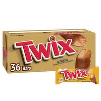 Twix Twix Caramel Cookie Chocolate Candy Bars, Full Size Bulk Pack, 1.79 oz,