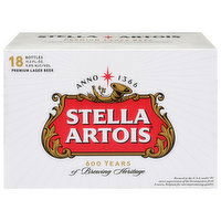 Stella Artois Beer, Lager, Premium - 18 Each