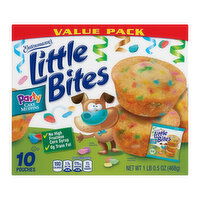 Entenmann's Entenmann's Little Bites Party Cake Mini Muffins, 10 pouches, 16.5 oz, 10 Each