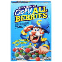 Cap'n Crunch's Cereal, Sweetened Corn & Oat, Oops! All Berries - 10.3 Ounce