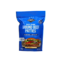 First Street Beef, Ground, 75/25, Patties - 5 Pound