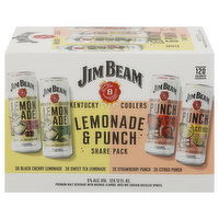 Jim Beam Beer, Kentucky Coolers, Lemonade & Punch, Share Pack - 144 Ounce