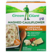 Green Giant Mashed Cauliflower, Cheddar with Bacon, Family Size - 20 Ounce