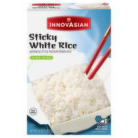 InnovAsian Side Dish Sticky Sticky White Rice White Rice - 18 Ounce