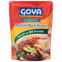 Goya Refried Black Beans, Home-Style - 15 Ounce