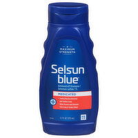 Selsun Blue Antidandruff Shampoo, Maximum Strength, Medicated - 11 Ounce