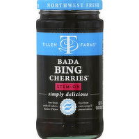 Tillen Farms Cherries, Bada Bing, Stem-On - 13.5 Ounce