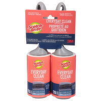 Scotch-Brite Lint Roller, Everyday Clean, Value Pack, 2 Each