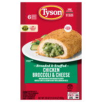 Tyson Breaded & Stuffed Chicken Broccoli & Cheese - 30 Ounce