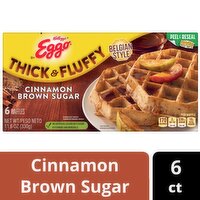 Eggo Frozen Waffles, Cinnamon Brown Sugar - 11.6 Ounce