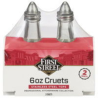 First Street Cruets, 6 Ounce - 2 Each