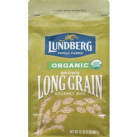 Lundberg Family Farms Rice, Gourmet, Organic, Long Grain, Brown, 2 Pound