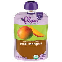 Plum Organics Stage 1 Organic Baby Food Just® Mangos 3.5oz Pouch - 3.5 Ounce