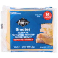 First Street Cheese Product, American, Singles, 16 Each