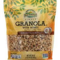 Sun Harvest Granola, with Honey, Coconut & Almond - 30 Ounce