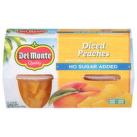 Del Monte Diced Peaches, 4 Each