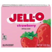 Jell-O Strawberry Gelatin Dessert - 3 Ounce