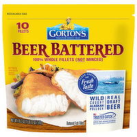 Gorton's Fish Fillets, Beer Battered, 18.2 Ounce