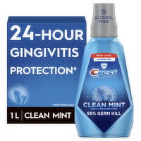 Crest Pro Health Multi Protection Clean Mint CPC (cetylpyridinium chloride) Antigingivitis/Antiplaque Oral Rinse - 33.8 Fluid ounce