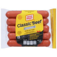 Oscar Mayer Beef Franks, Original, Uncured, Classic Beef - 15 Ounce