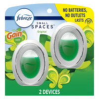 Febreze Small Spaces Air Freshener, Odor-Fighting, Gain Scent - 0.5 Ounce