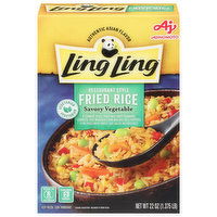 Ling Ling Fried Rice, Savory Vegetable, Restaurant Style, 22 Each