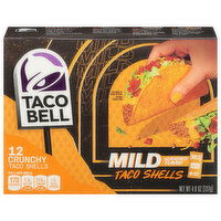 Taco Bell Taco Shells, Mild, Seasoned Flavor, Crunchy - 12 Each