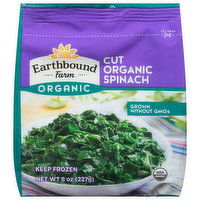 Earthbound Farm Spinach, Cut - 10 Ounce