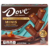 Dove Salted Caramel & Chocolate Minis Ice Cream with Milk Chocolate - 10 Each