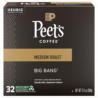 Peet's Coffee Coffee, Medium Roast, Big Bang, K-Cup Pods - 32 Each