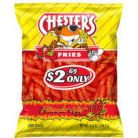 Chester's Corn Snacks, Flamin' Hot Flavored, Fries, 5.25 Ounce