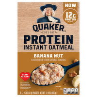 Quaker Oatmeal, Instant, Banana Nut - 6 Each