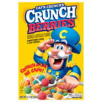 Cap'n Crunch's Cereal, Sweetened Corn & Oat, Crunch Berries - 11.7 Ounce