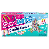 Sweetarts Candy Canes, Tangy Fruity Flavors, Mini - 32 Each