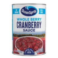 Ocean Spray Whole Berry Cranberry Sauce - 14 Ounce