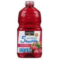 Langers Juice Cocktail, from Concentrate, No Sugar Added, Cranberry - 64 Fluid ounce