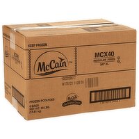 McCain Regular Fries 3/8 XL - 30 Pound