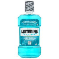 Listerine Mouthwash, Antiseptic, Cool Mint - 1.05 Pint