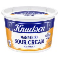 Knudsen Sour Cream, All Natural, Hampshire - 16 Ounce