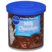 Pillsbury Frosting, Milk Chocolate, Creamy Supreme - 16 Ounce