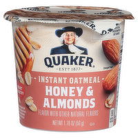 Quaker Instant Oatmeal, Honey & Almonds - 1.76 Ounce