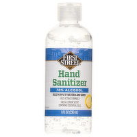 First Street Hand Sanitizer, Fresh Lemon Scent - 8 Fluid ounce