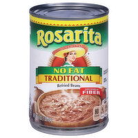 Rosarita Refried Beans, No Fat, Traditional - 16 Ounce