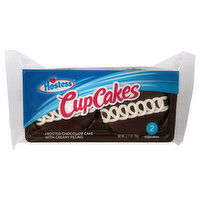 Hostess Cupcakes, with Creamy Filling, Frosted, Chocolate, 2 Each