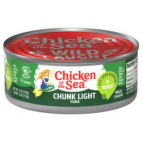 Chicken of the Sea Tuna, 25% Less Sodium, Chunk Light - 5 Ounce