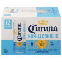 Corona Malt Beverage, Non-Alcoholic - 12 Each